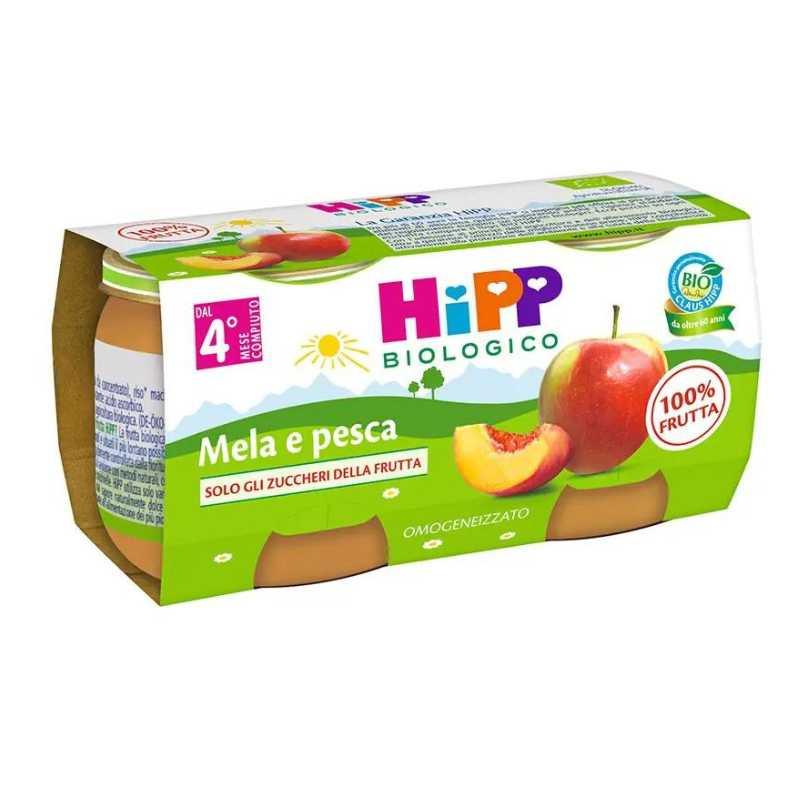HiPP - Omogeneizzato Mela e Pesca - Babylandia Shop