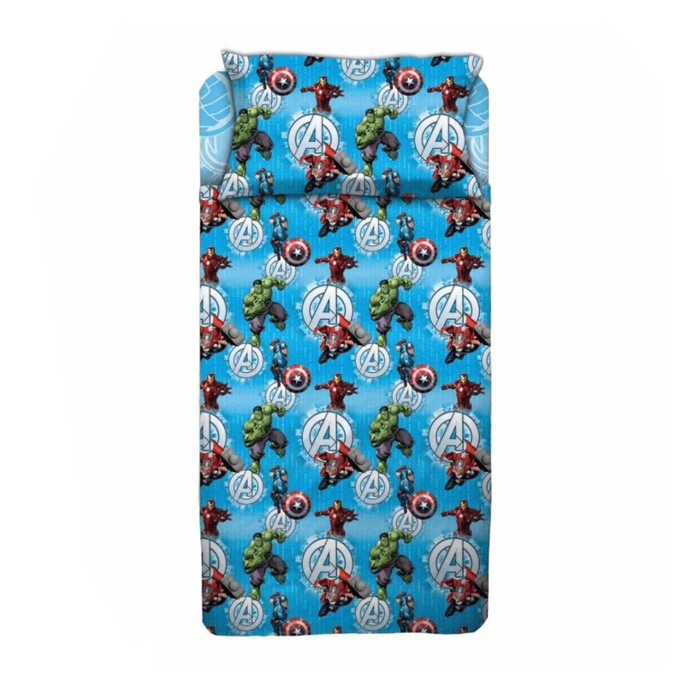Marvel Avengers - Completo lenzuola Avengers letto una piazza singolo - Babylandia Shop