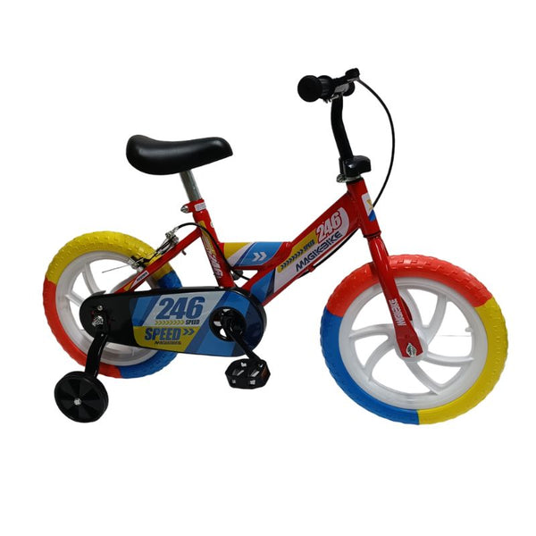 Magic - Bicicletta per bambini taglia 14 con Rotelle