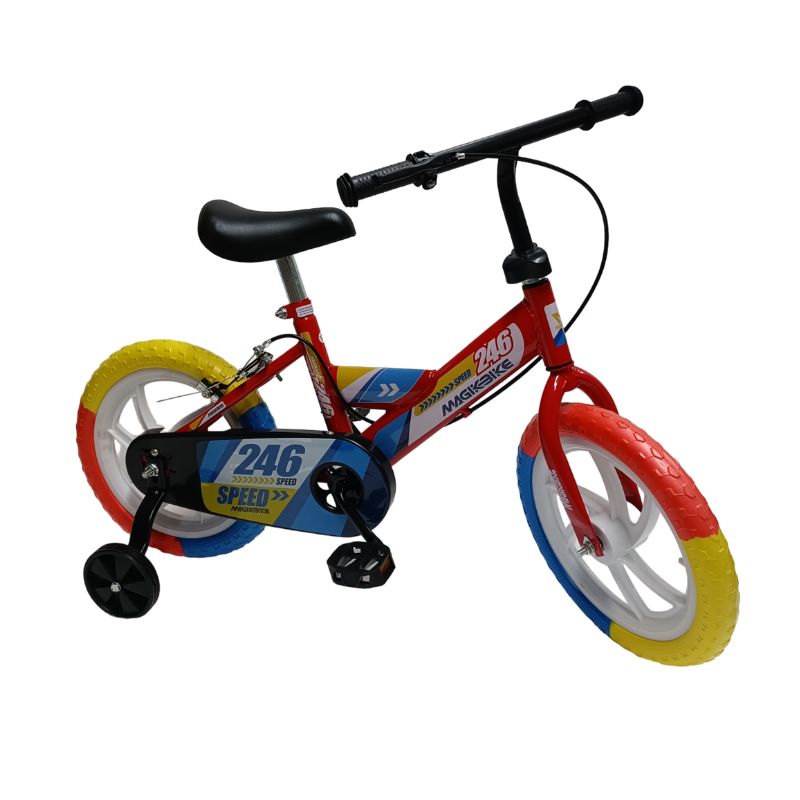 Magic - Bicicletta per bambini taglia 14 con Rotelle