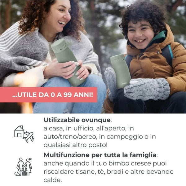 Nuvita - Bollitore e scalda latte portatile hot'n'go