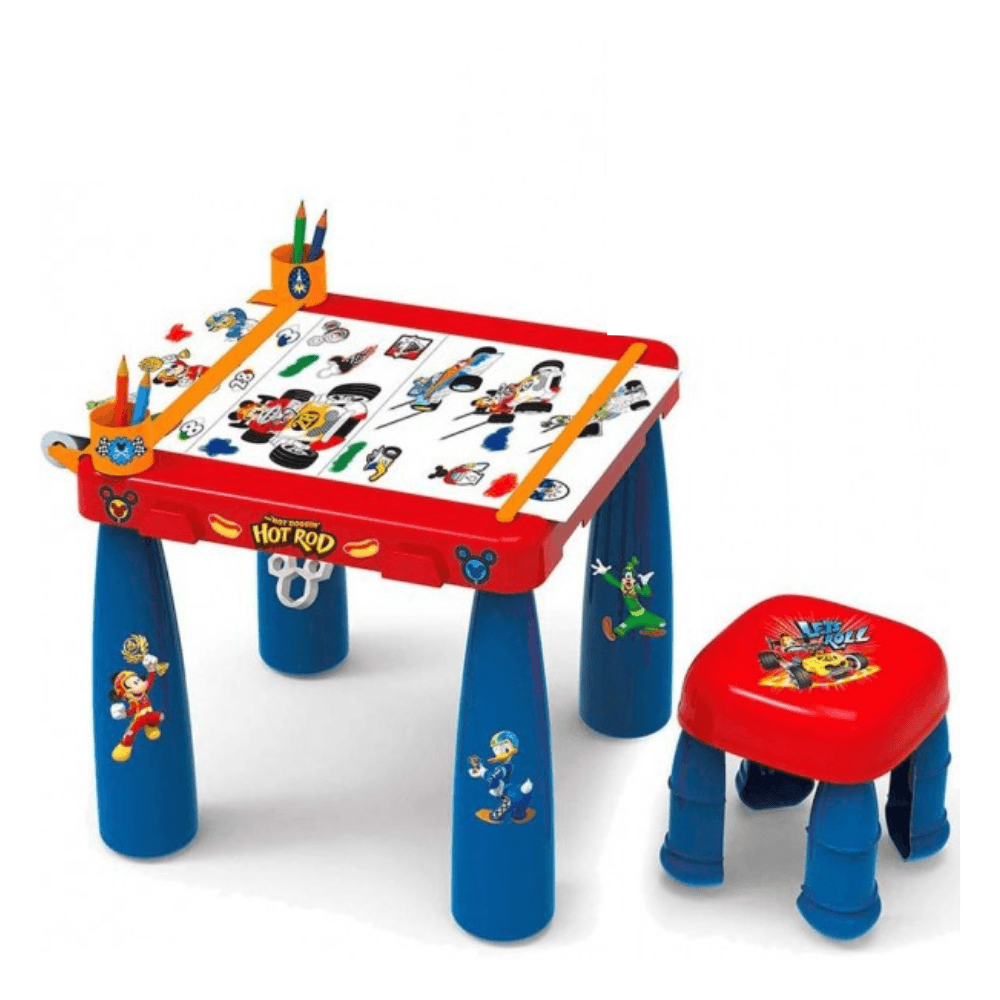 Bildo - Tavolo e sedia con set da colorare Topolino - Babylandia Shop