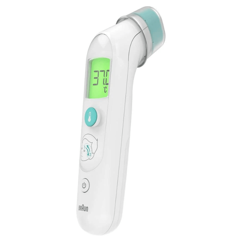 Braun - Termometro per febbre con illuminazione LED - Babylandia Shop