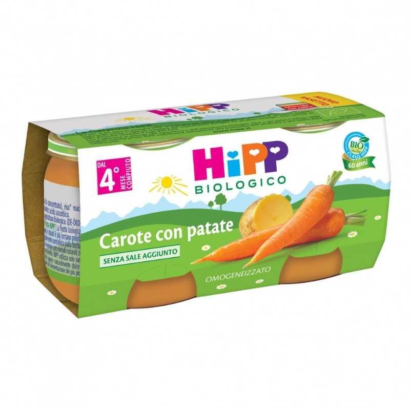 HiPP - Omogeneizzato Carote con Patate 2 vasetti da 80g – Babylandia Shop
