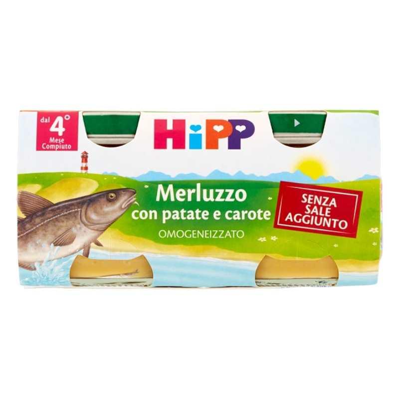 HiPP - Omogeneizzato Merluzzo Carote e Patate - Babylandia Shop