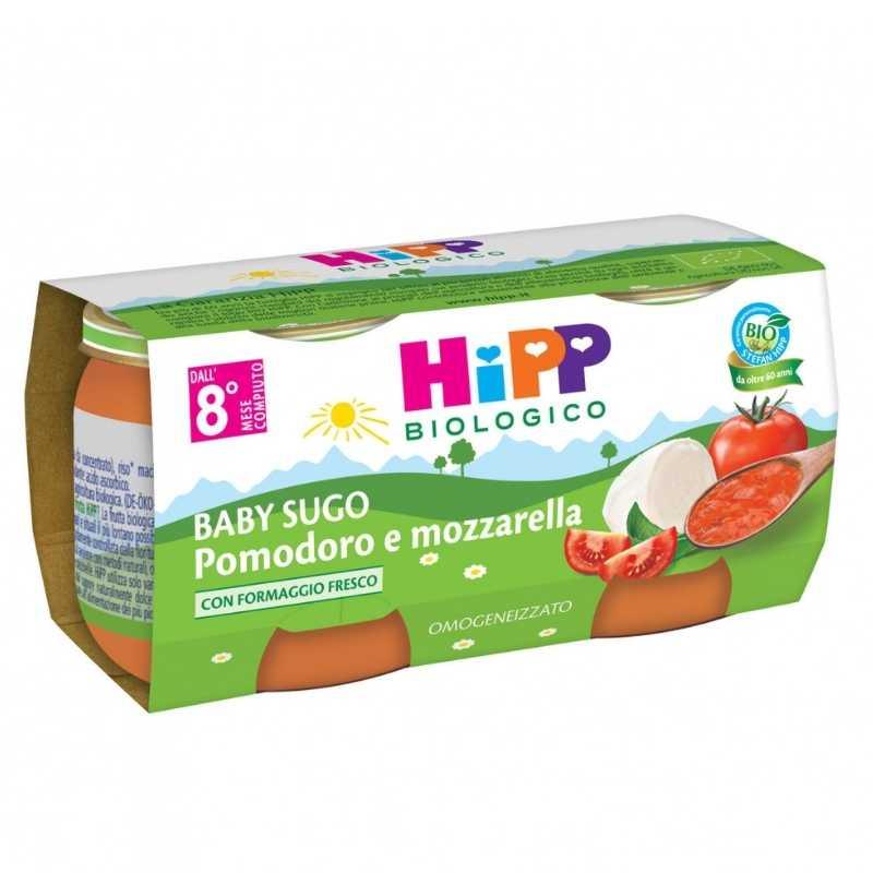 HiPP - Omogeneizzato Sugo Pomodoro e Mozzarella - Babylandia Shop