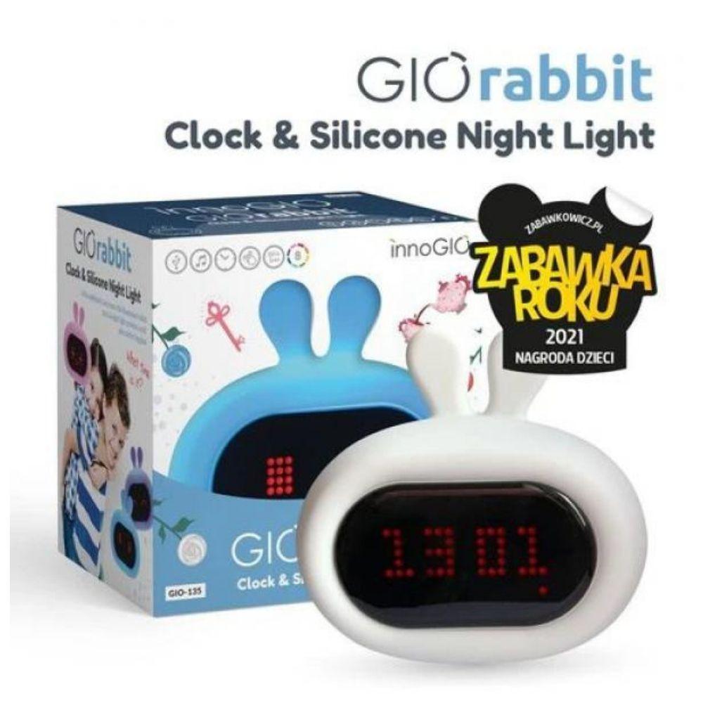 InnoGio' - Lampada/Orologio in Silicone Rabbit - Babylandia Shop