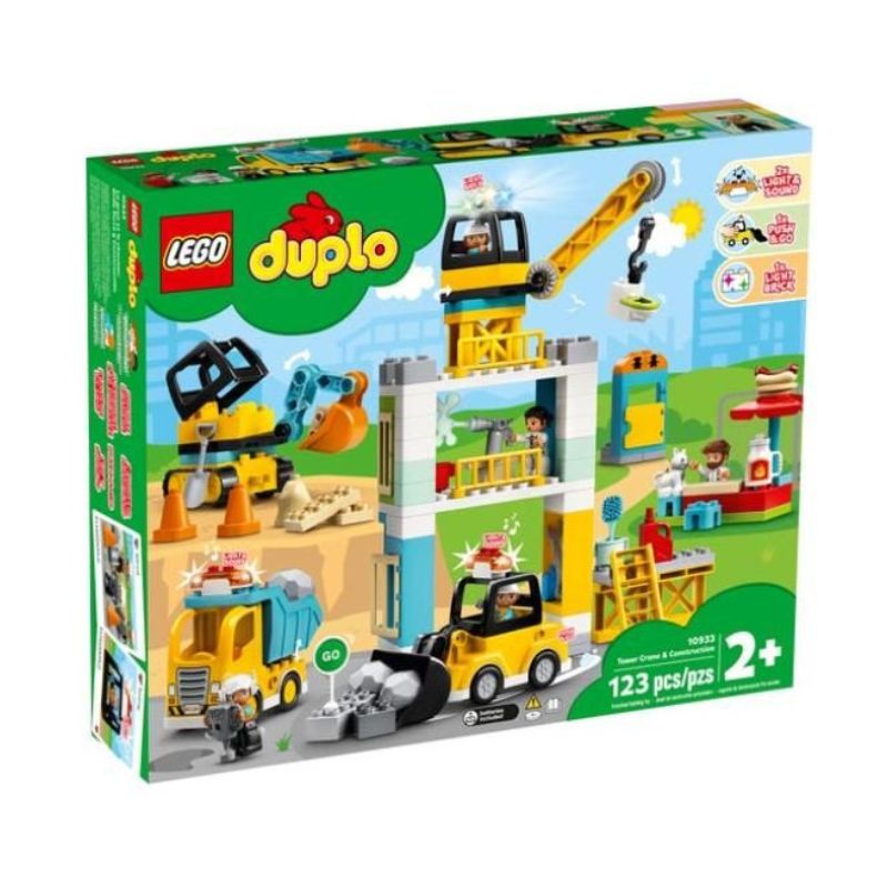 Lego - Cantiere edile con gru a torre