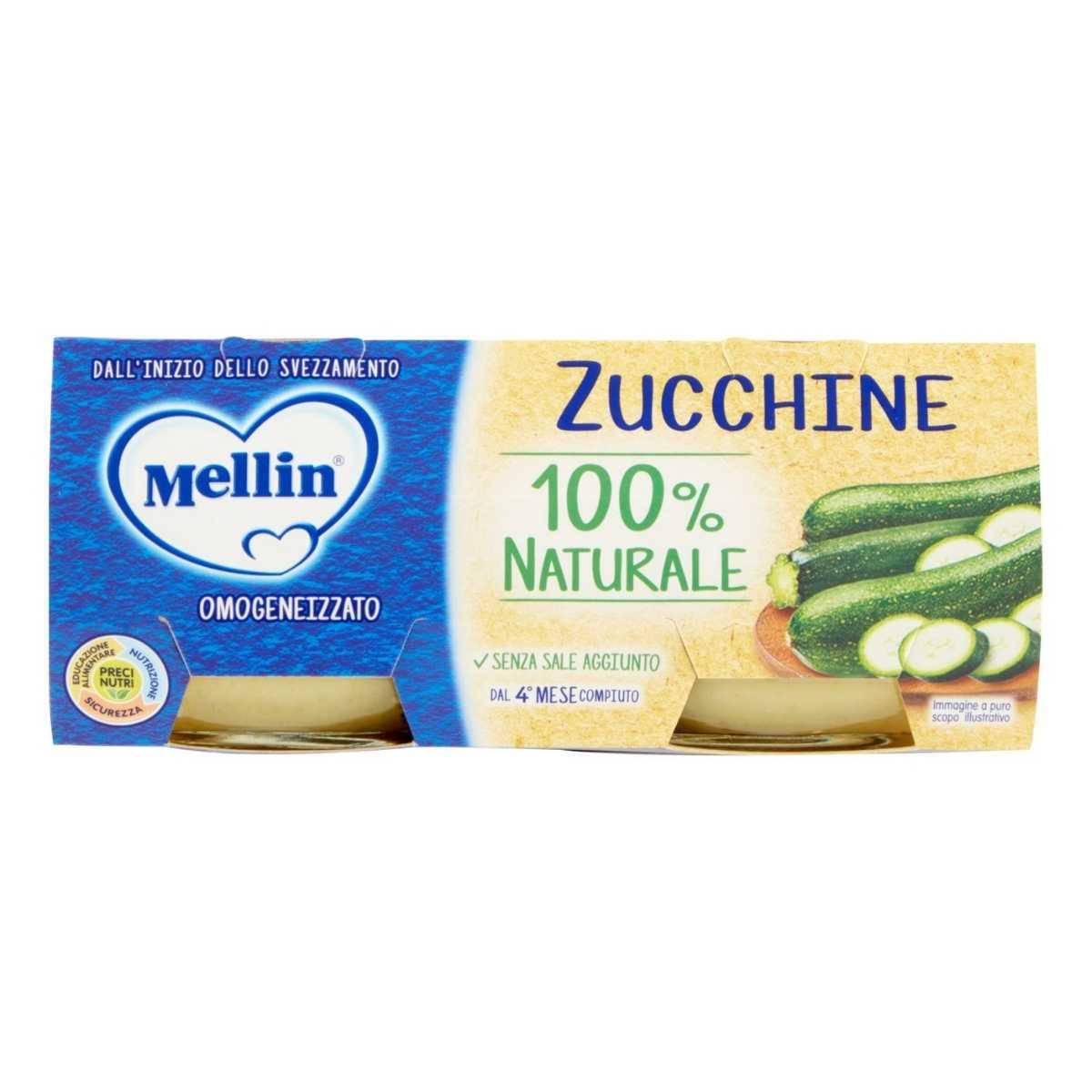 Mellin - Omogeneizzato Zucchine 2 vasetti da 80g – Babylandia Shop