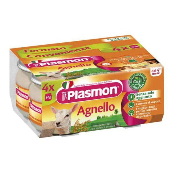 Plasmon - Omogeneizzato Agnello - Babylandia Shop