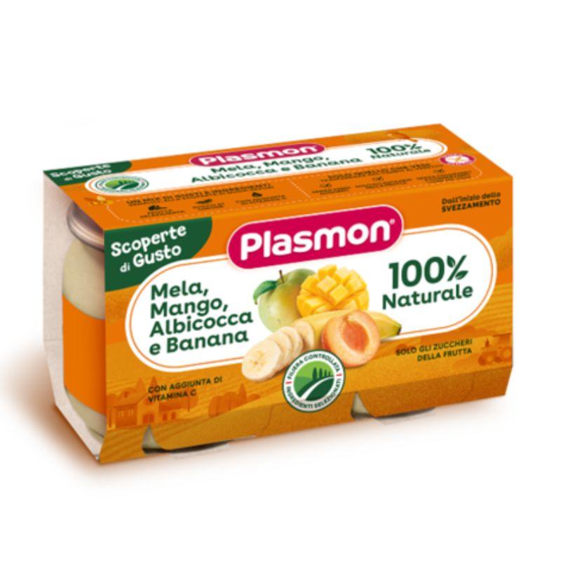 Plasmon - Omogeneizzato Mela Mango Banana Albicocca - Babylandia Shop