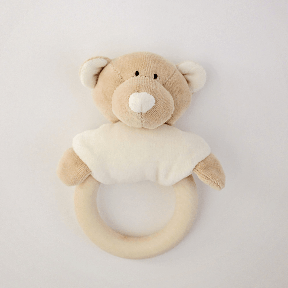Tatanatura - Anello Dentizione in legno Teddy - Babylandia Shop